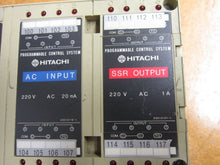 Load image into Gallery viewer, HITACHI PSJ-AS Programmable Control System Expansion Module AC Input SSR Ouptut
