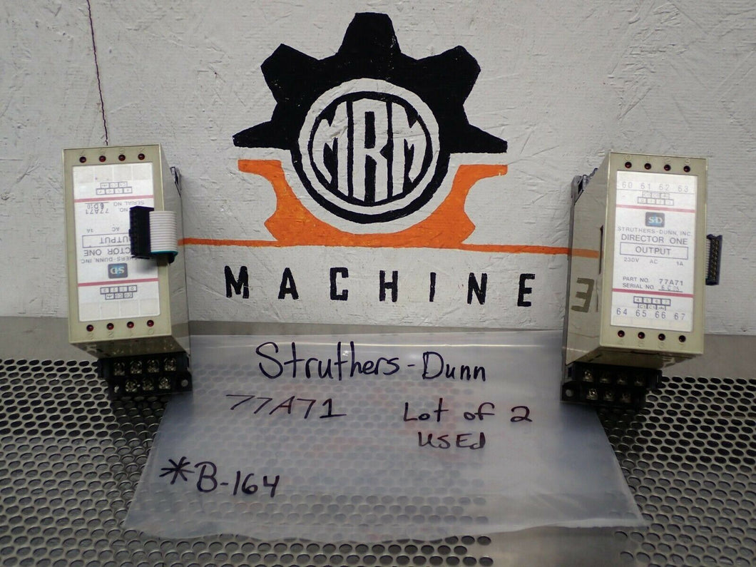 Struthers-Dunn 77A71 Director One Output Modules 230VAC 1A Warranty (Lot of 2)