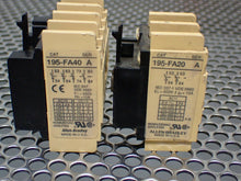 Load image into Gallery viewer, Allen Bradley (1) 195-FA40 Ser A &amp; (1) 195-FA20 Ser A Auxiliary Contact Blocks

