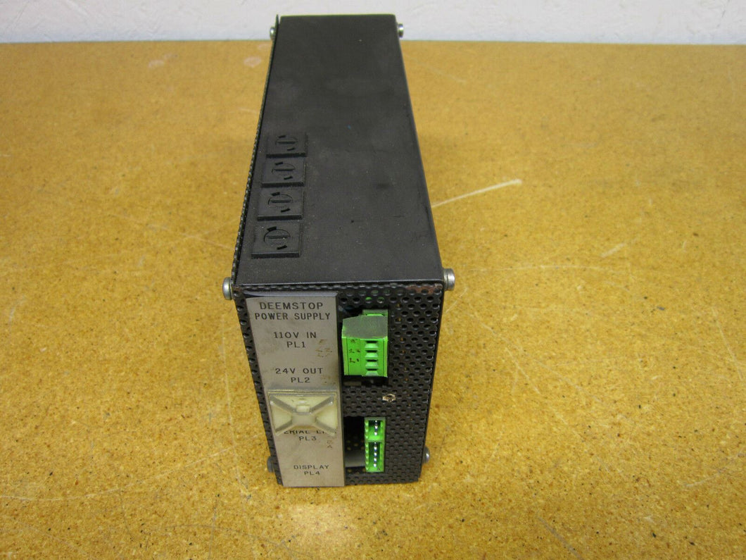 Deemstop Power Supply 110V In 24V Out USED