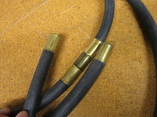 Load image into Gallery viewer, 1/2&quot; Black Rubber Tubing With 7326 Brass Ferrules Two 8Ft Pieces

