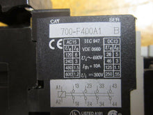 Load image into Gallery viewer, Allen Bradley 700-F400A1 Ser B Control Relay110-120V  With 195-FA40 Aux Contact
