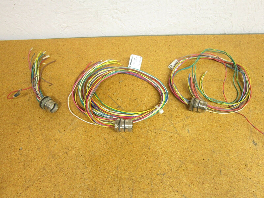Turck U4700-10 CKFL 19-15-1 Female Connectors 19 Pin Used (Lot of 3)