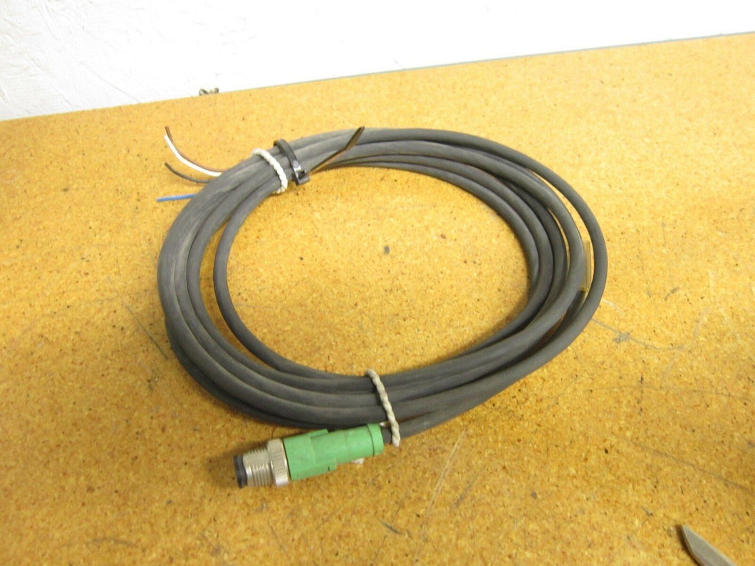 Phoenix Contact E221474 300V Cable 3 Meter W/ 4Pin Male Connector