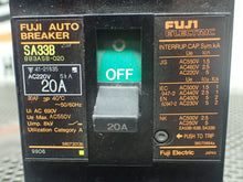 Load image into Gallery viewer, Fuji Electric SA33B BB3ASB-020 Auto Breaker 20A AC220V 3P 50/60Hz Gently Used
