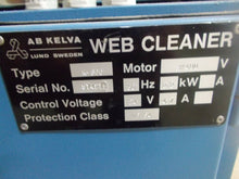 Load image into Gallery viewer, HERBERT AB KELVA K-800 Web Cleaner Motor 3X480 60Hz 24V 4.7A 2.2kW Gently Used
