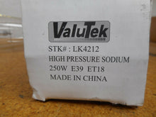 Load image into Gallery viewer, ValuTek LK4212 High Pressure Sodium 250W E39 ET18 Bulb New Old Stock
