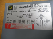 Load image into Gallery viewer, Square D Class 9070-SK1000G1 Ser A Transformer Disconnect 1000VA 50/60Hz
