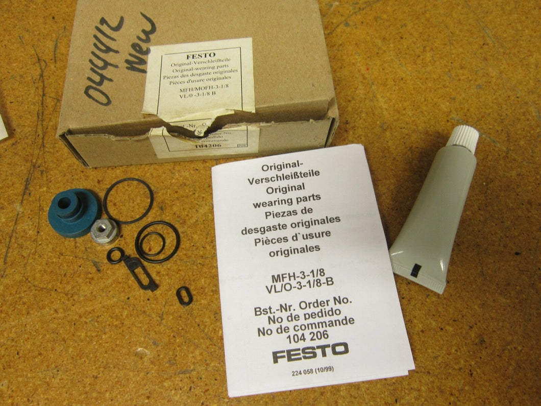 Festo MFH/MOFH-3-1/8 VL/0-3-1/8 B Repair Kit NEW