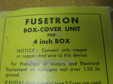 Load image into Gallery viewer, Buss Fusetron Box Cover Unit TYPE SRY For 4 Inch Box NEW
