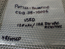 Load image into Gallery viewer, Potter &amp; Brumfield CDB-38-70006 Time Delay Relay 120VAC 0.3-30Sec Used Warranty
