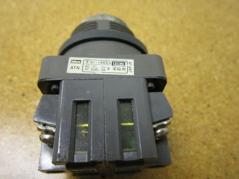 Idec 41-10653 Pushbutton 10A 600V Gently Used