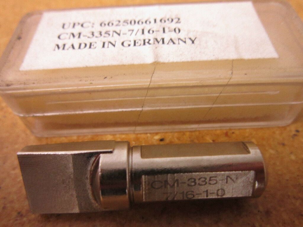 CM-335N-7/16-1-0 Bit UPC: 66250661692 New Old Stock Made In Germany