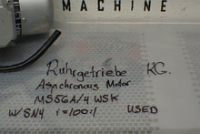 Load image into Gallery viewer, RUHRGETRIEBE KG. MS56A/4 Asynchronous Motor 1340/1610RPM 50/60Hz SN4 100:1 Used
