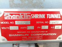 Load image into Gallery viewer, Shanklin T-6XL Shrink Tunnel 230V 35Amp 1Ph 60Hz Leeson 111263-00 Good &amp; Working
