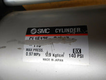 Load image into Gallery viewer, SMC CL1F125 Lock Up Tie Rod Cylinder 0.97MPa 140PSI Used Good Shape
