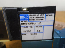 Load image into Gallery viewer, Mac Valves 52A-41-D0A-DM-DFBJ-1JD Valve With DMB-DFBJ-1JD Coils 24VDC New
