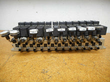 Load image into Gallery viewer, SMC NVFS2200-5FZ (12) Solenoid Valves DC21-26V NARBF2000-P Spacers &amp; Manifold
