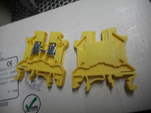Load image into Gallery viewer, C3 Controls WTB2-W4-YW (69) Terminal Blocks 4mm Yellow 22-12 AWG 600V 40A New
