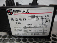 Load image into Gallery viewer, SUNWORLD T16 Overload Thermal Relay 0.35-0.52A Used With Warranty - MRM Machine
