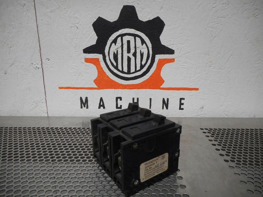 Westinghouse Quicklag HQP-3040H Circuit Breaker 40A 240VAC 3Pole Used Warranty