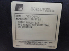 Load image into Gallery viewer, Reliance Electric 57405-D Drive Analog I/O Module Used With Warranty
