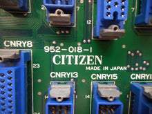 Load image into Gallery viewer, CITIZEN 952-018-1 Relay Board &amp; (25) Omron LY2 24VDC Relays Used With Warranty
