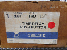 Load image into Gallery viewer, Square D 9001-TRD-150 Time Delay Pushbutton &amp; 9007-EQE-627 Switch New
