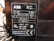 Load image into Gallery viewer, ABB KC40E Contactor 24VDC Coil &amp; RV-BC6/60 Surge Suppressor 24...60VAC/DC 2 Lot
