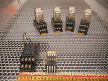 Load image into Gallery viewer, Omron MY4 24VDC Relays &amp; PYF14A Relay Sockets Used With Warranty (Lot of 5)
