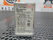 Load image into Gallery viewer, Allen Bradley 700-HB33A1 Ser A Relays 120VAC 50/60Hz Used Warranty (Lot of 3)
