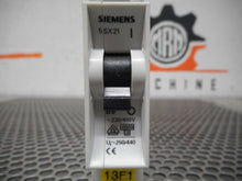 Load image into Gallery viewer, Siemens 5SX21 B6 Circuit Breaker 6A 230/400V 277VAC 1 Pole Used Warranty (3 Lot)
