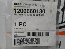 Load image into Gallery viewer, Brad Connectivity Woodhead 81523 1200660130 Cordset MIC 4P FFJ 90/90 32 22/4DC
