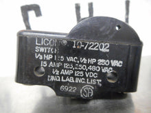 Load image into Gallery viewer, LICON 10-72202 Limit Switch 15AMP 125, 250, Or 480VAC Used With Warranty
