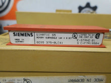 Load image into Gallery viewer, Siemens 6ES5 095-8MC01 CPU Module 6ES5 375-0LC41 Memory Module Used W/ Warranty
