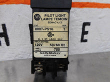 Load image into Gallery viewer, Allen Bradley 800T-PS16 Ser T Red Pilot Light 120V 50/60Hz Used With Warranty

