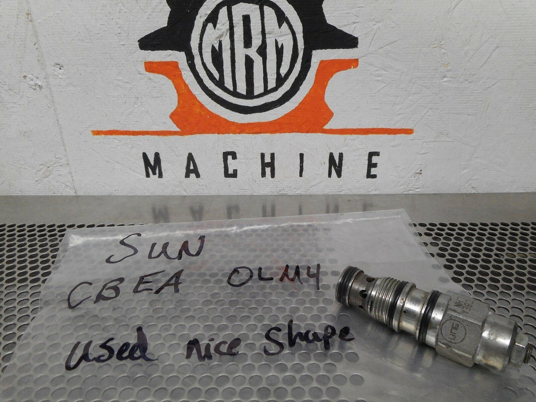 Sun Hydraulics CBEALHN OLM4 Pressure Relief Valve Used Nice Shape With Warranty