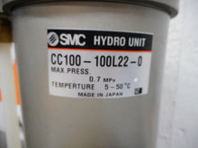 Load image into Gallery viewer, SMC CC100-100L22-0 HYDRO UNIT 0.7MPa Tempeture 5-50C New Old Stock
