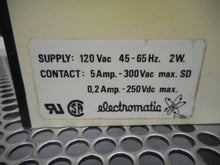 Load image into Gallery viewer, Electromatic S-System S-112166-120 Timer 5-100sec 11Pin 100-140VAC Used Warranty
