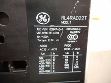 Load image into Gallery viewer, General Electric RL4RA022T Mod.1 Contactor With LB1A1 Coil 24V 50/60Hz Used
