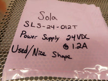 Load image into Gallery viewer, Sola SLS-24-012T Power Supply 24VDC @1.2A Used Nice Shape With Warranty

