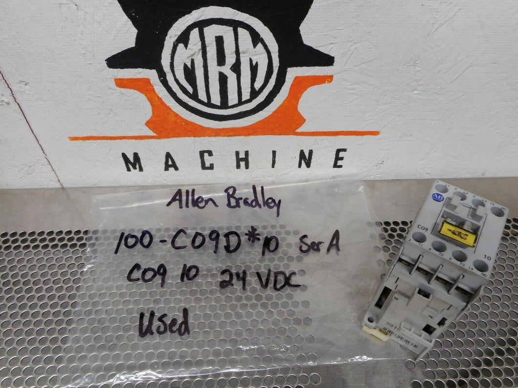 Allen Bradley 100-C09D*10 Ser A Contactor 25A 600VAC W/ 24VDC Coil Used Warranty