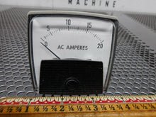 Load image into Gallery viewer, 0-20 AC Amperes Panel Meter Used Nice Shape With Warranty
