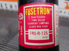 Load image into Gallery viewer, Fusetron FRS-R-125 Dual Element Time Delay Fuses 125A 600V Warranty (Lot of 2)
