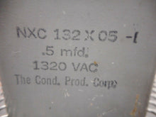 Load image into Gallery viewer, The Cond. Prod. Corp. NXC 132 x 05-1 Capacitors .5mfd 1320VAC Used (Lot of 2)
