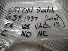 Load image into Gallery viewer, EATON 65F1737 Switches 5A 125VAC NO NC New Old Stock (Lot of 19)
