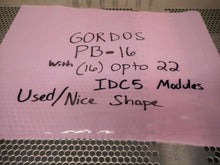 Load image into Gallery viewer, GORDOS PB-16 Relay Opto 22 (16) IDC5 Input Modules Used With Warranty
