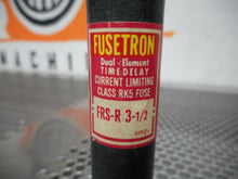 Load image into Gallery viewer, Bussmann Fusetron FRS-R-3-1/2 Time Delay Fuse 3-1/2A 600V New Old Stock Lot of 6
