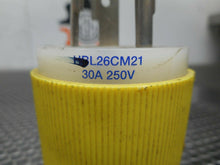 Load image into Gallery viewer, Hubbell HBL26CM21 Turn &amp; Pull Plug 30A 250V Used With Warranty
