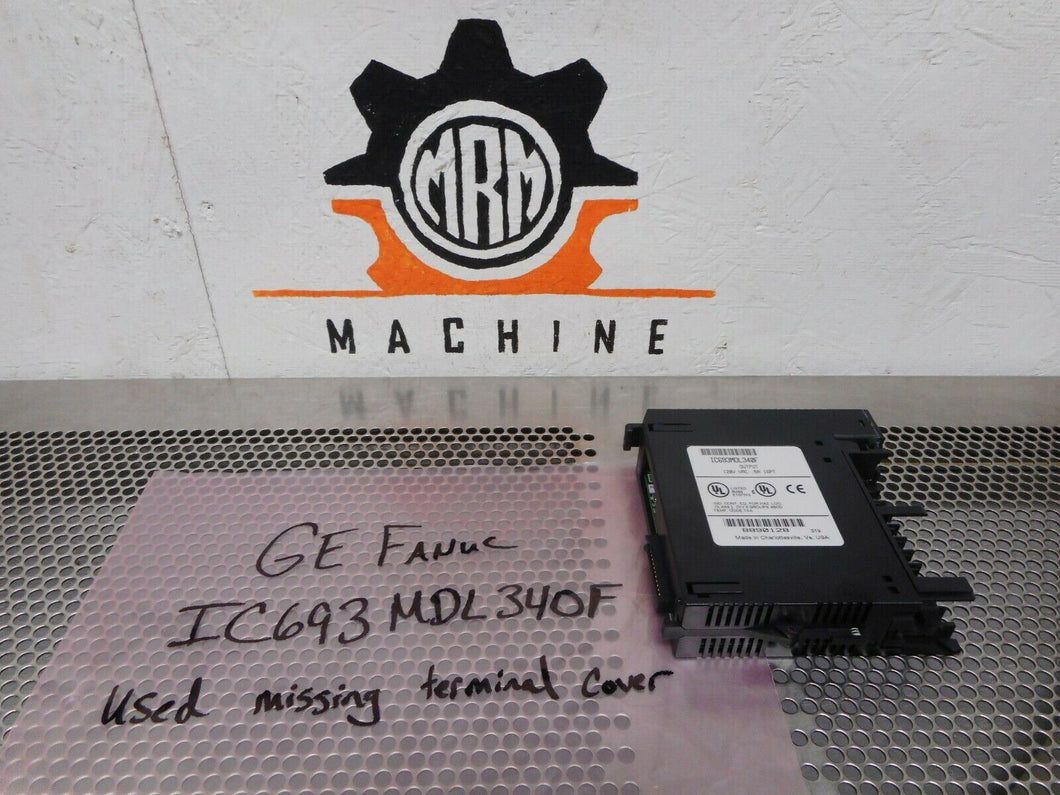 GE Fanuc IC693MDL340F Output Module 120VAC .5A 16PT Used With Warranty
